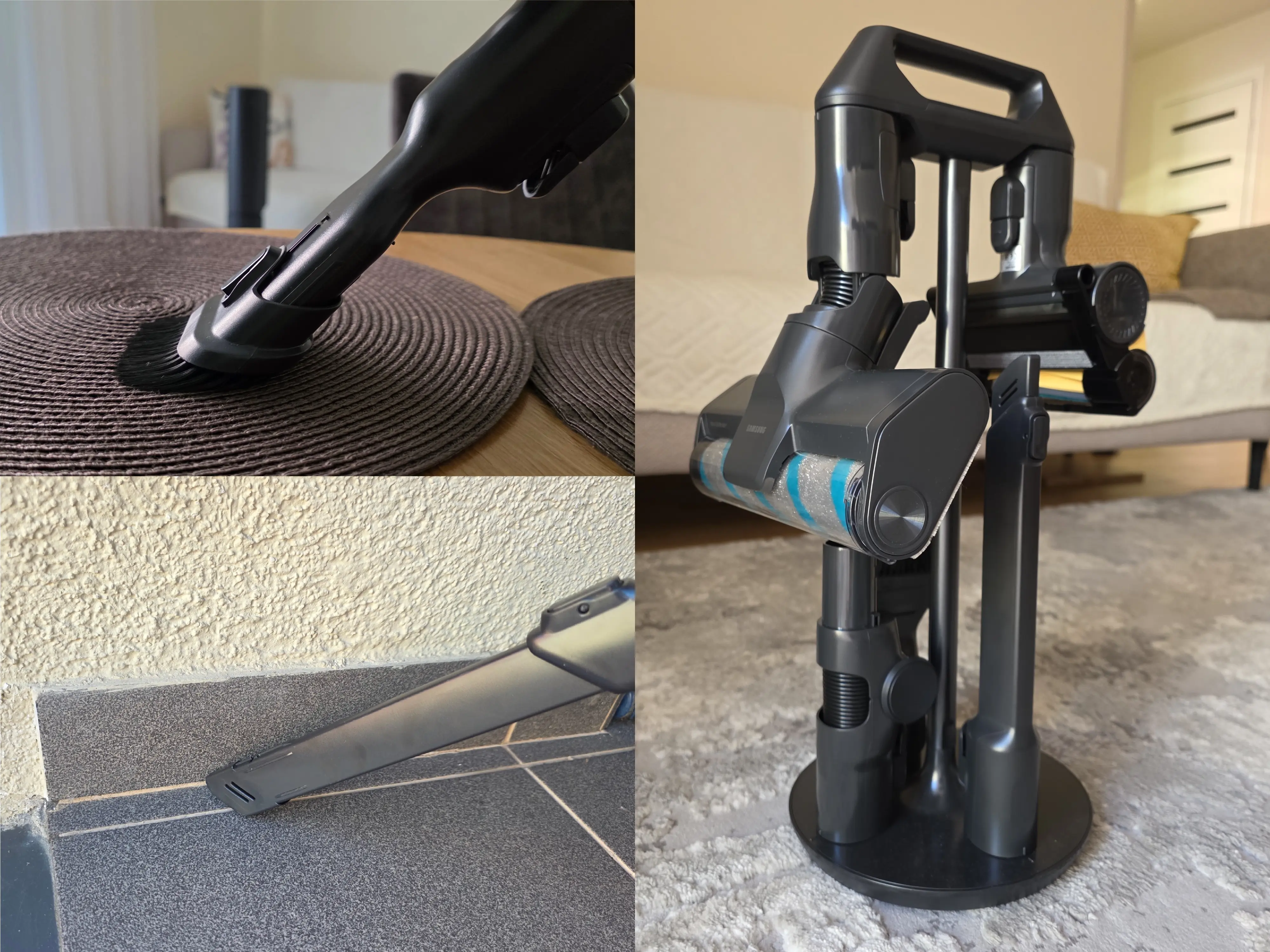 Bespoke AI Jet Ultra antgaliai ir priedų stovas