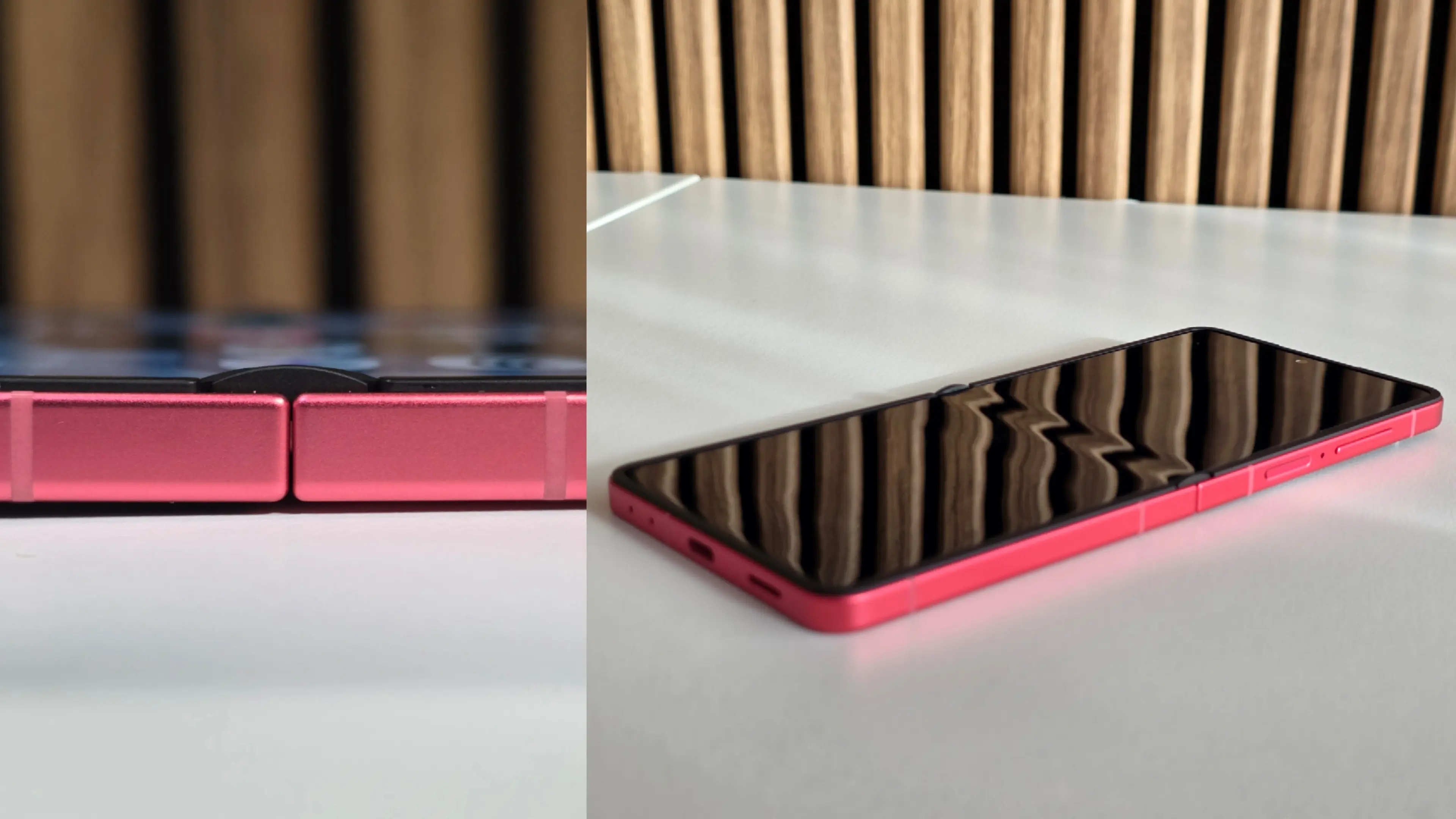 Galaxy Flip7 lankstaus ekrano technologija